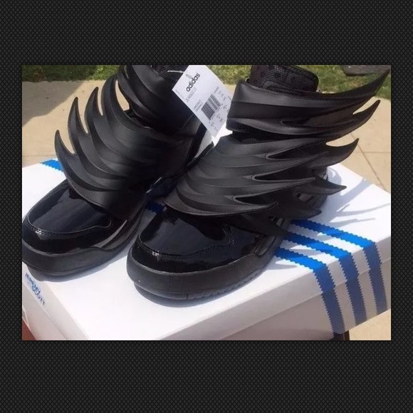 Adidas Jeremy Scott Wings Dark Knight Batman Shoes - Picture 8 of 8